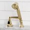 Kingston Brass KSK4302HLTR Transfer Valve Set For Roman Tub Filler, Polished Brass KSK4302HLTR - alternate 3